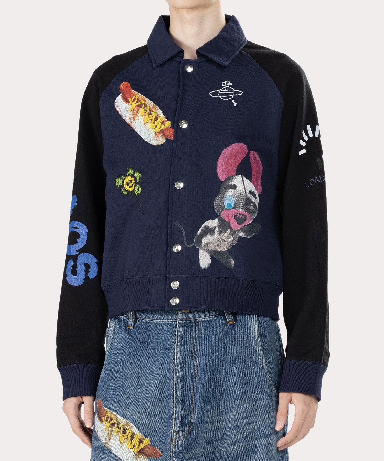 THE BIG ONE フェルパジャケット(ブルー)（メンズ）（2622452002