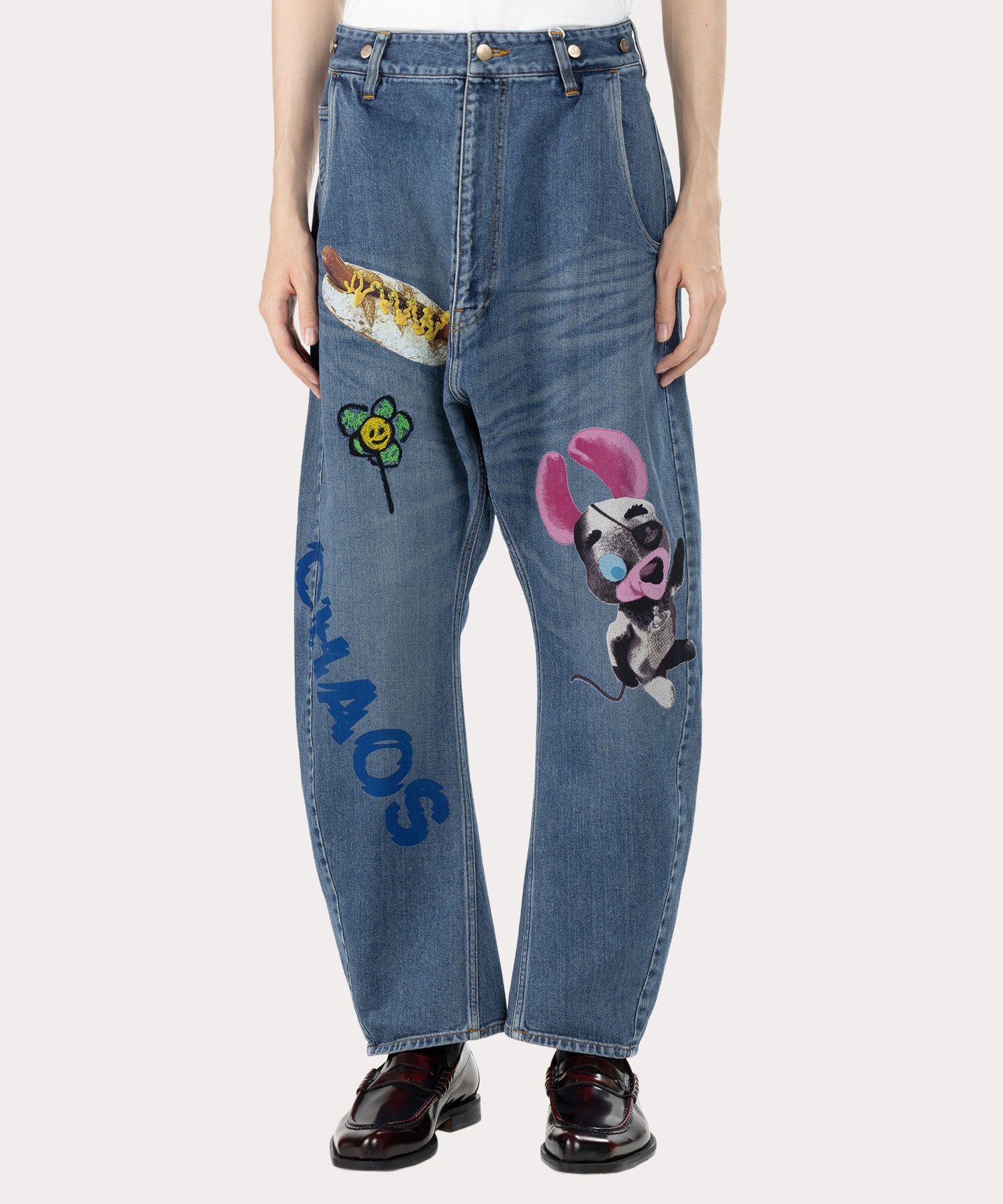 THE BIG ONE PRINT デニム(ブルー)（メンズ）（2622752002）｜ウェア