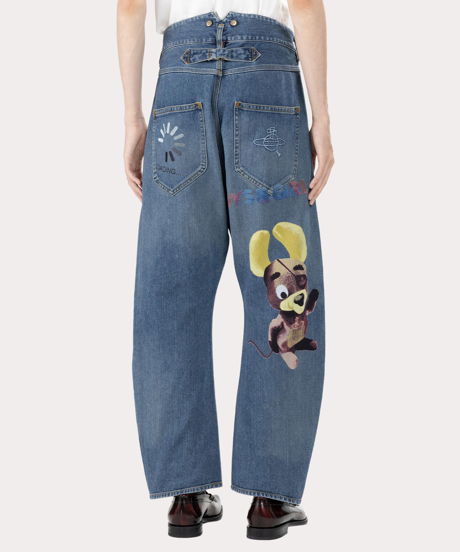 腹に値下げ‼️ヴィヴィアンウエストウッド デニムワンピース Vivienne Westwood / オーブ柄デニムパンツ / ヴィヴィアンウエスト