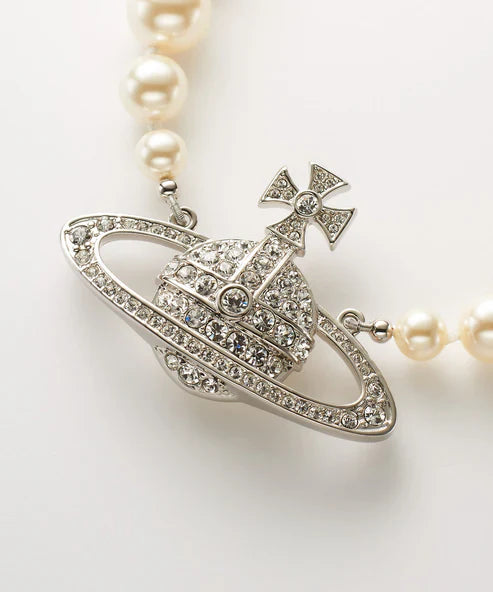 ONE ROW PEARL BAS RELIEF チョーカー