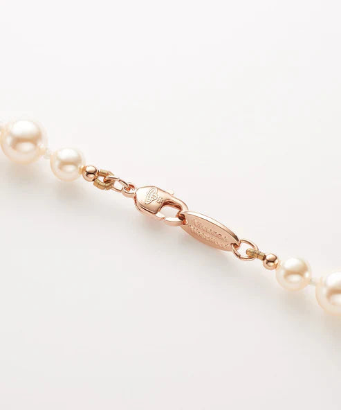 ONE ROW PEARL BAS RELIEF チョーカー