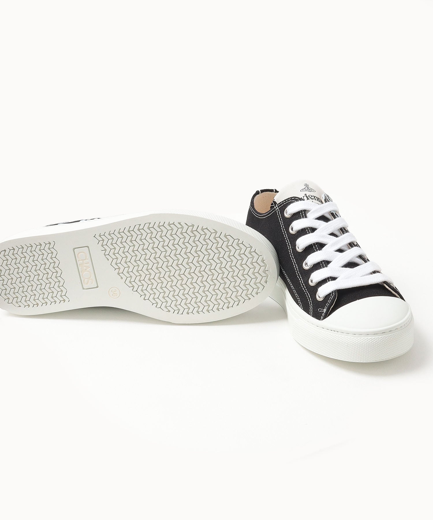 PLIMSOLL LOW TOP スニーカー(ブラック)（レディース