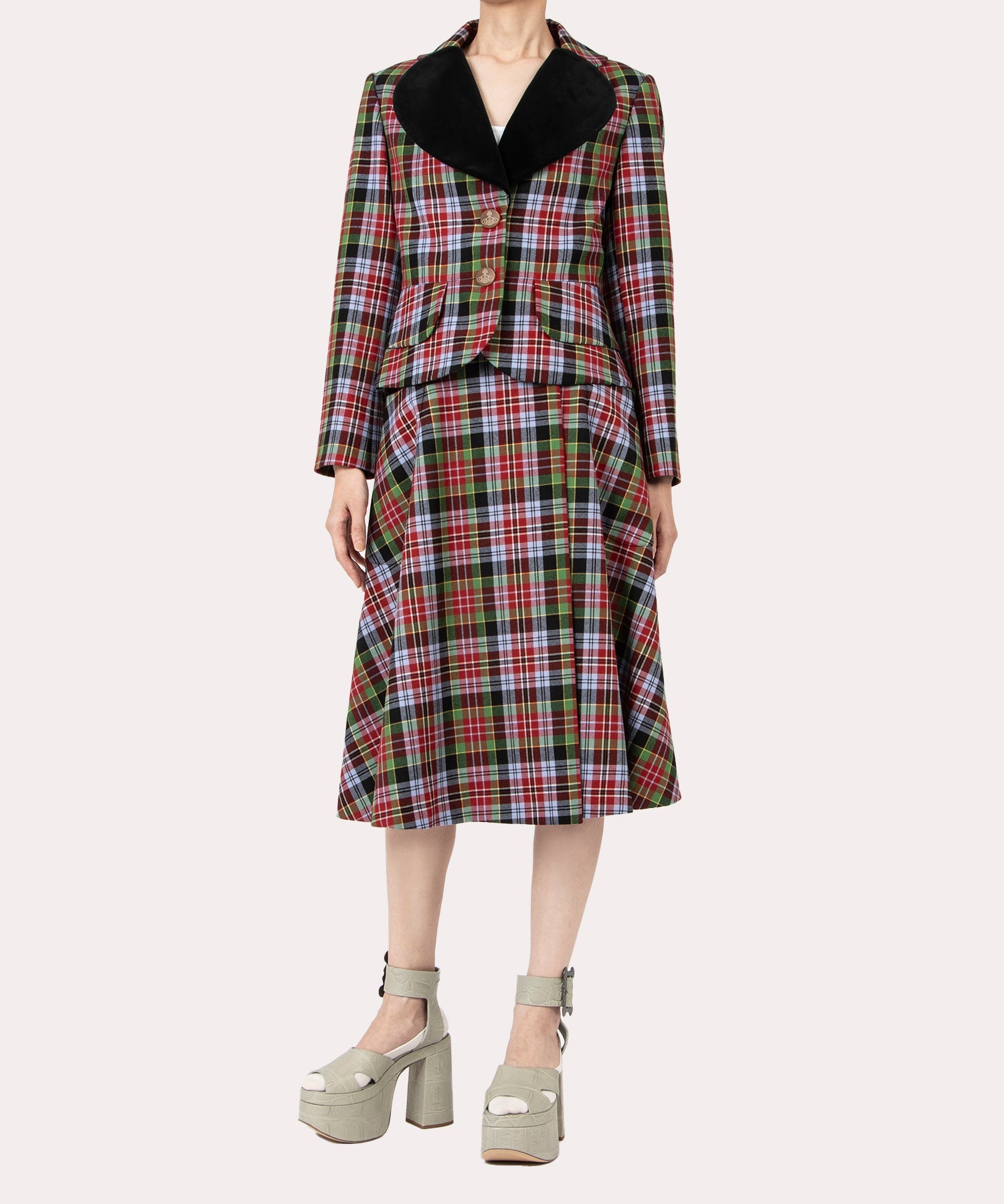 Vivienne Westwood ヴィヴィアン チェック ライディングスカート Vivienne Westwood ヴィヴィアン チェック ライディングスカート