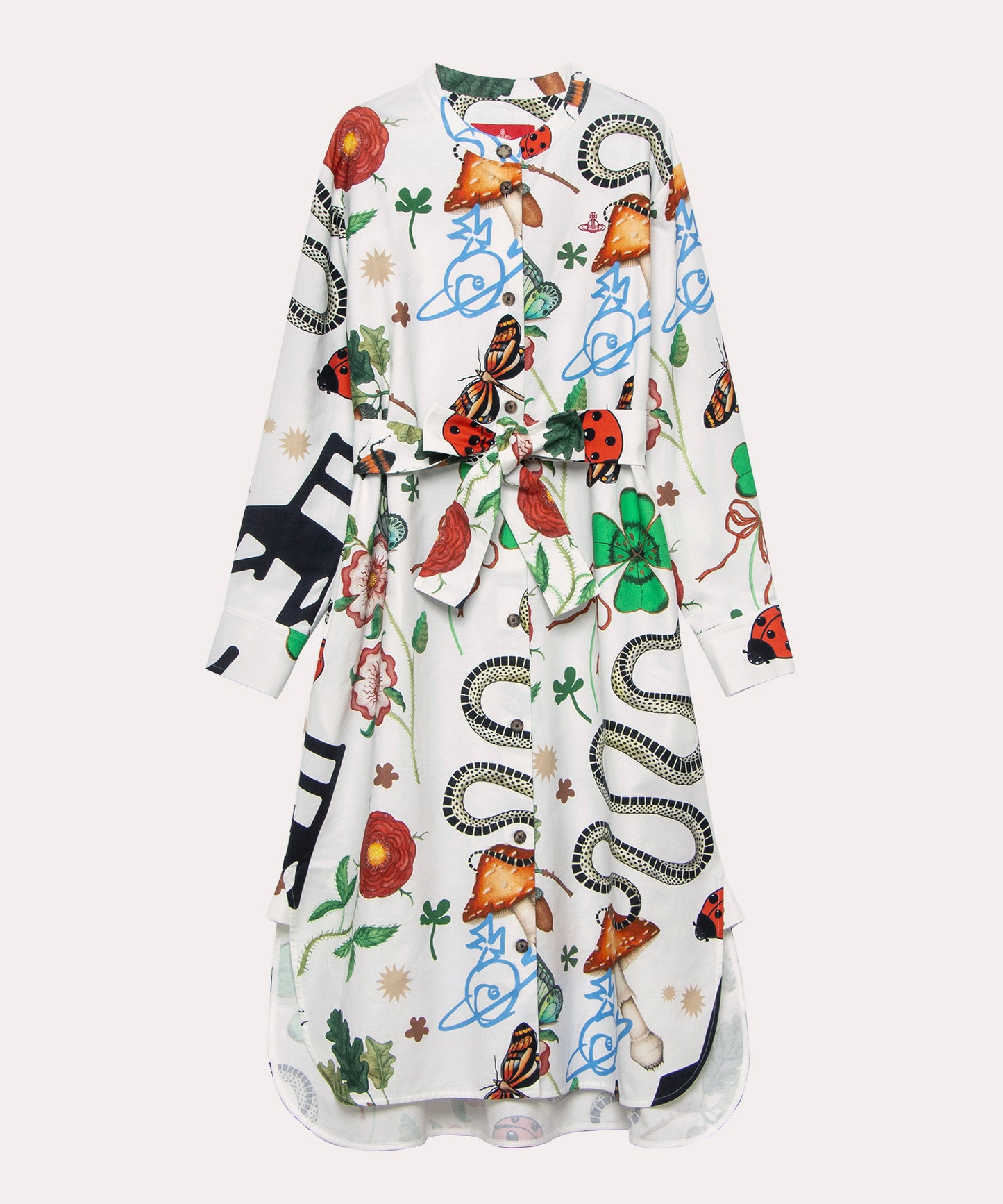 MYSTICAL ビッグタックロングシャツ