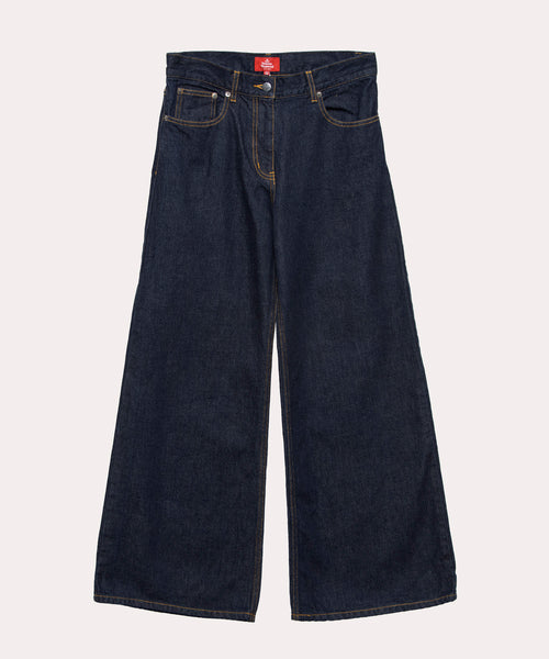 【Vivienne Westwood】ハイウエストフレアパンツ Vivienne Westwood high-waisted Flared Jeans | Blue | FARFETCH
