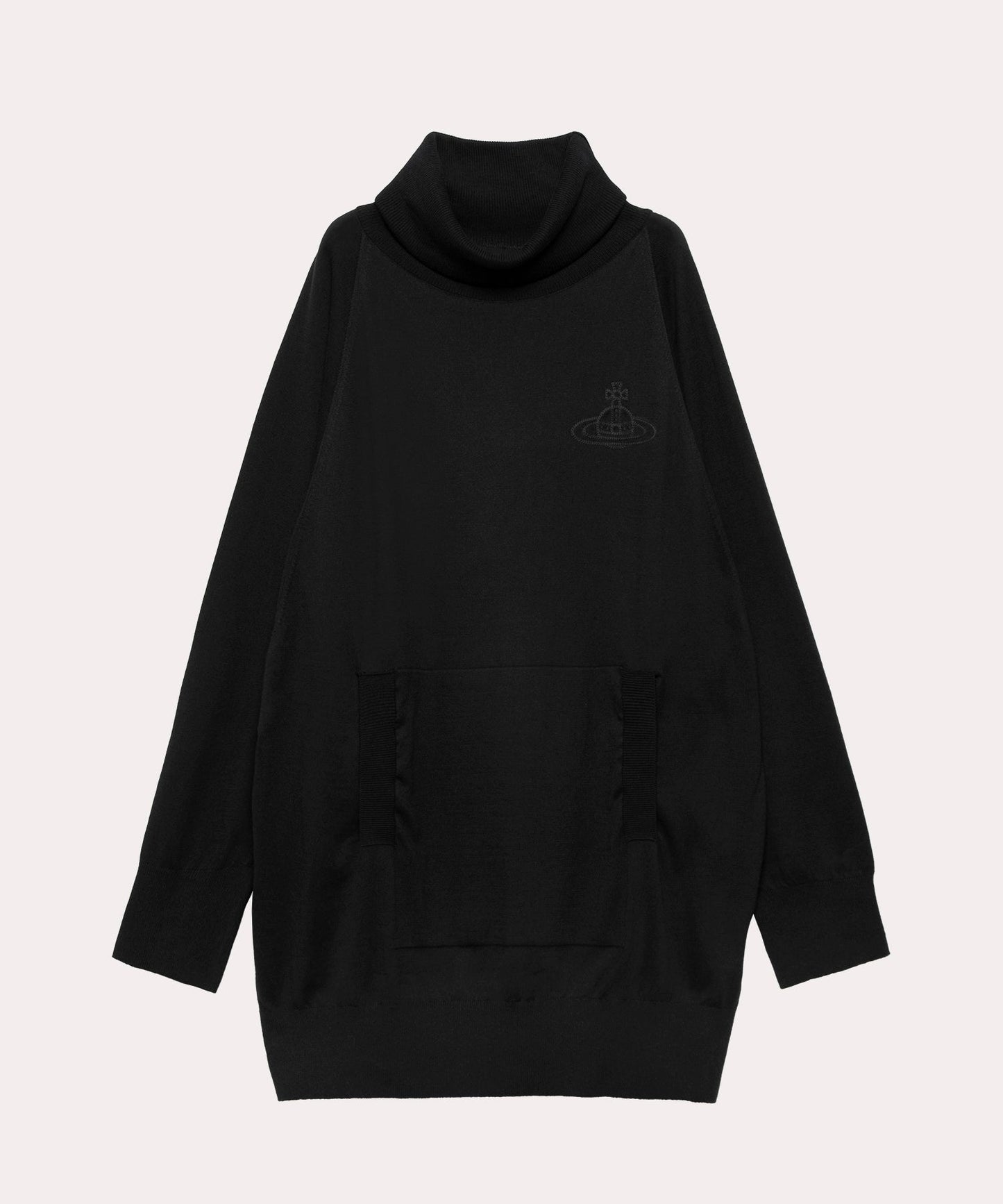 オーバーサイズ ハイネックニット