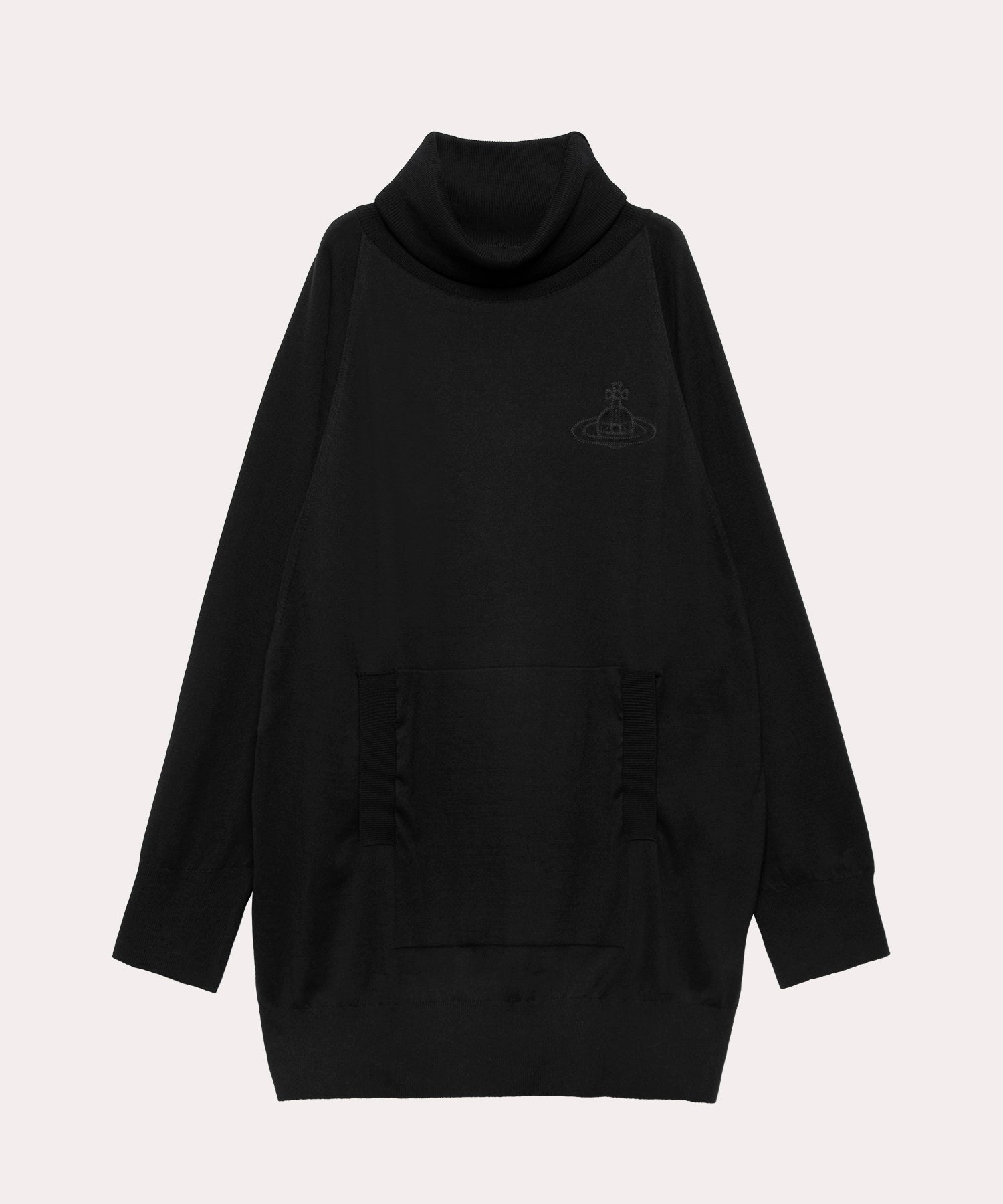 オーバーサイズ ハイネックニット