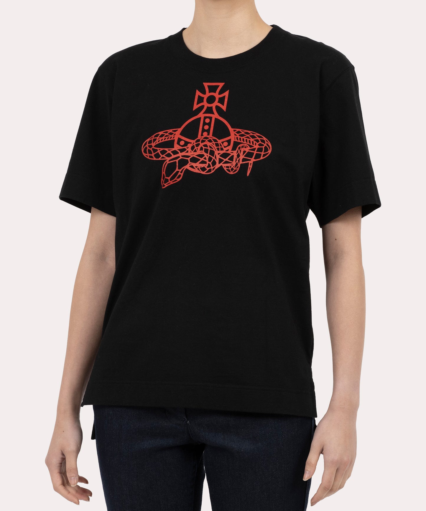 SNAKE ORB コットン天竺 ボーイズＴシャツ