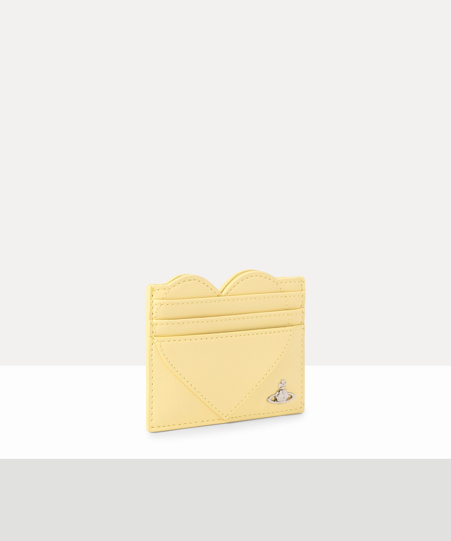 PU SMOOTH HEART カードケース(イエロー)（メンズ）（1220961265