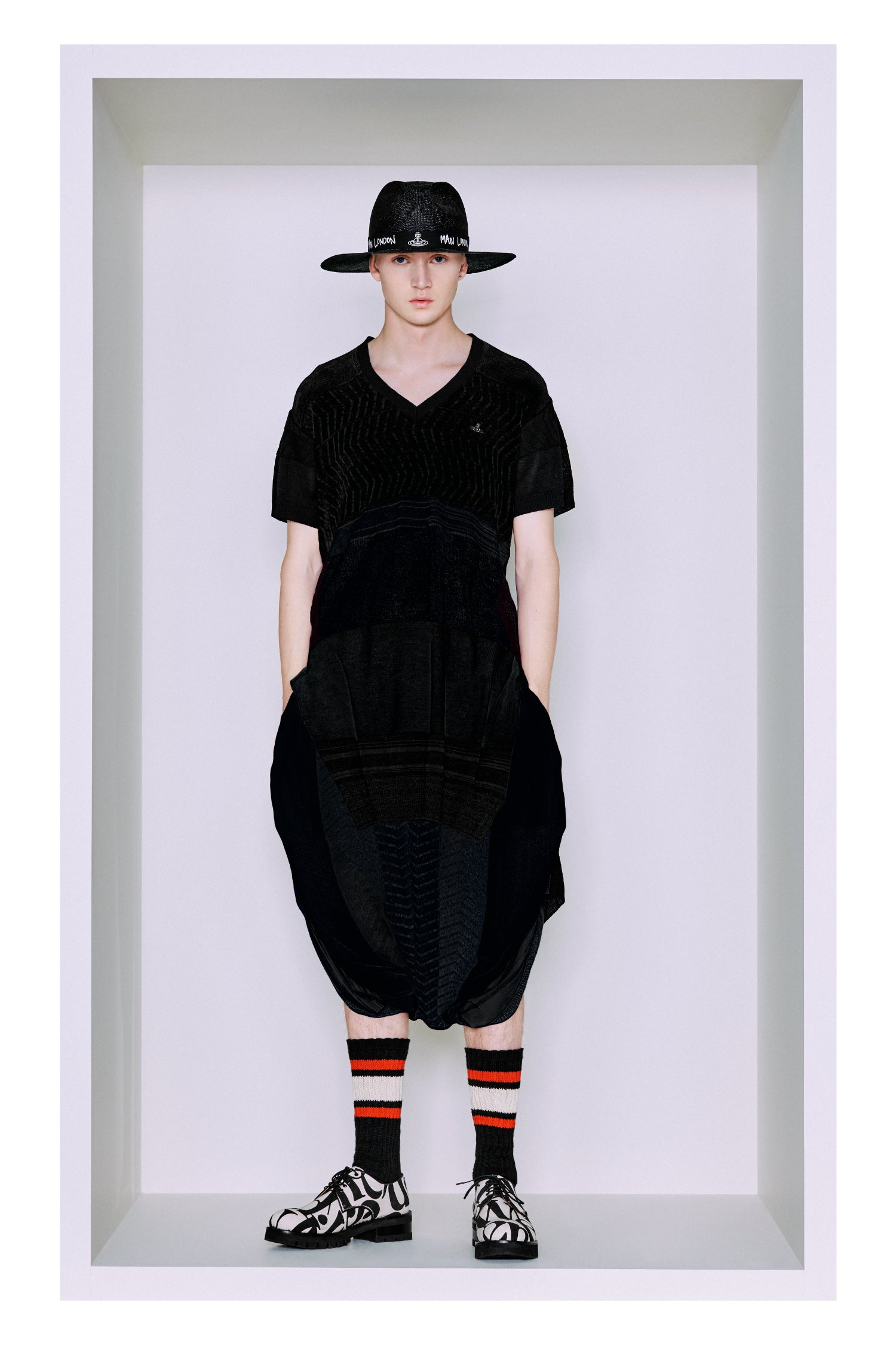 22ss Vivienne Westwood MAN 素材切り替えスラックス