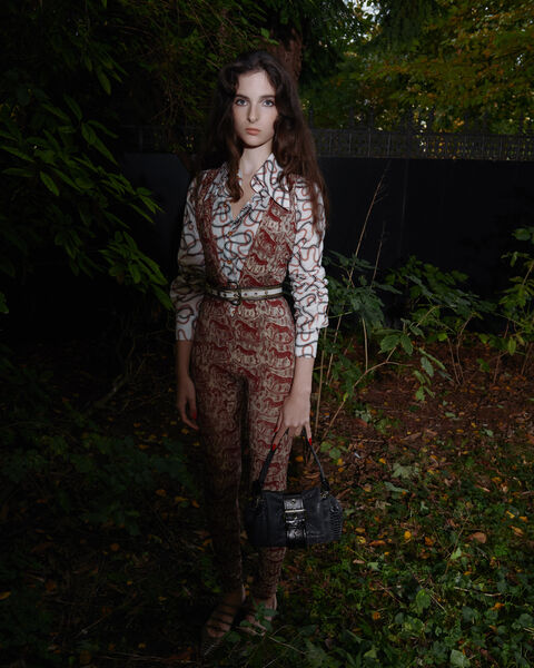 【最高デザイン☆高級インポートモデル】ヴィヴィアンウエストウッド 総柄ジャケット VIVIENNE WESTWOOD SPRING-SUMMER 2025 CATWALK ｜ヴィヴィアン