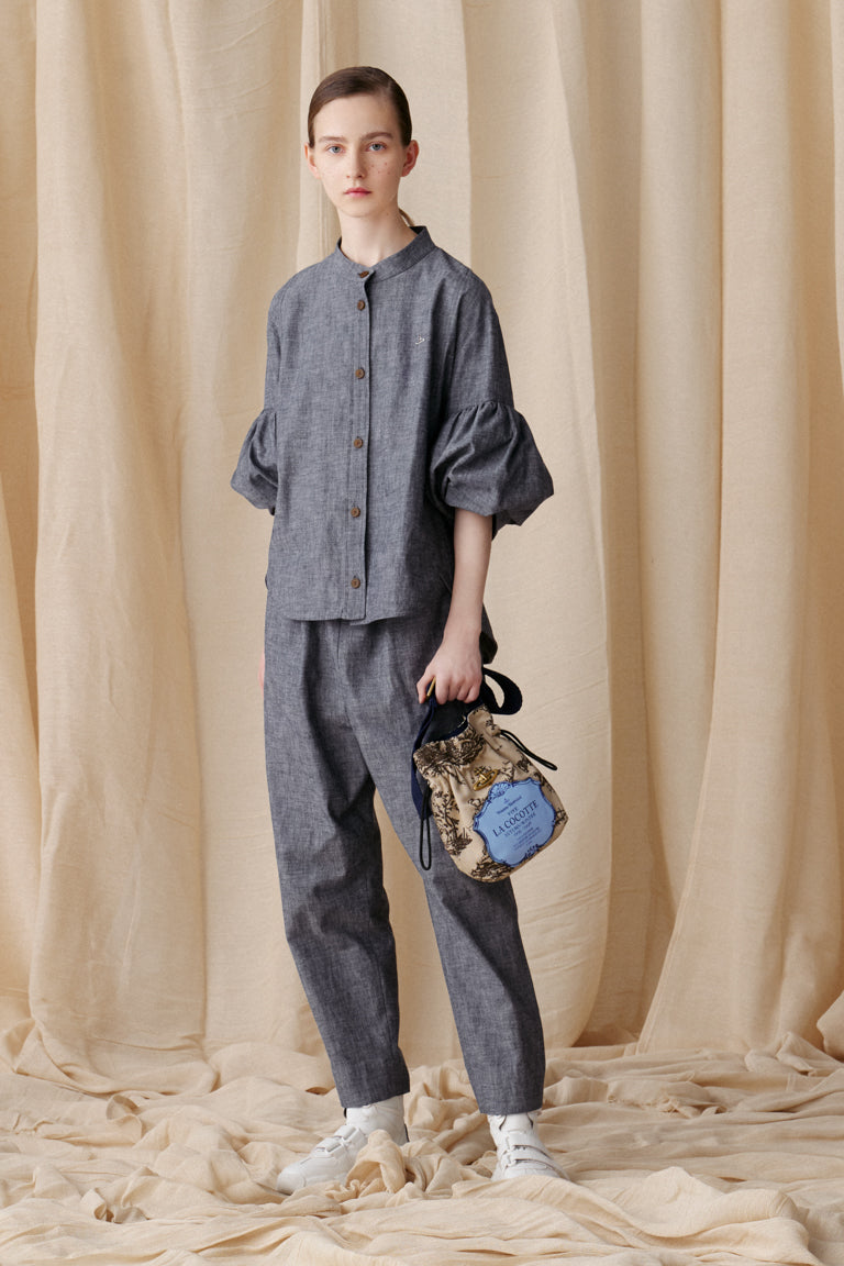 Vivienne Westwood　ヴィヴィアンウエストウッド　リネン混　ジレ ヴィヴィアン・ウエストウッド（VIVIENNE WESTWOOD）」2022春夏