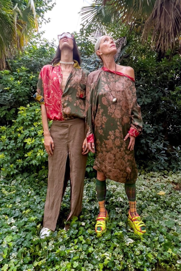 Vivienne Westwood - Vivienne Westwood 紫 長袖シャツ ヴィヴィアンウエストウッド アングロマニア 変形ブラウス