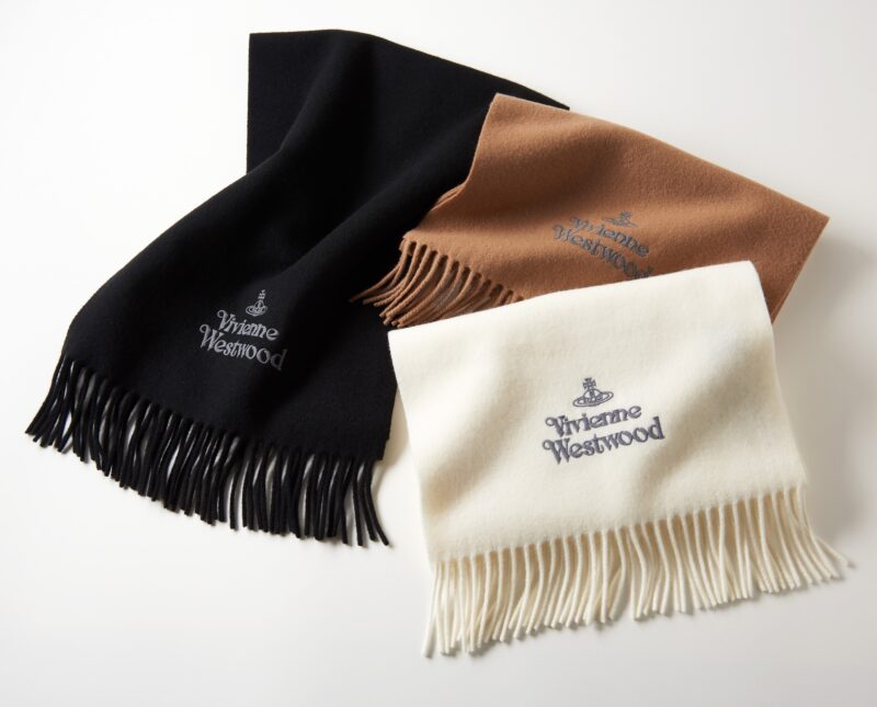 “EMBROIDERED LAMBSWOOL SCARF – Limited edition” On Sale